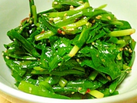 簡単おいしい!にらのナムル